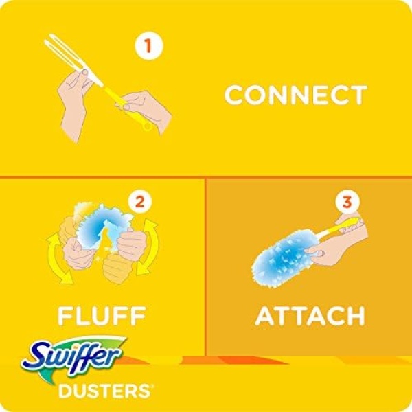 Swiffer 180 Dusters Starter Kit For Multi Surface Cleaning, Unscented - Image 14