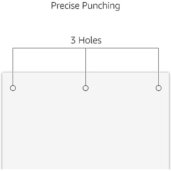 Amazon Basics 3 hole punch, 10 Sheet Capacity - Image 3