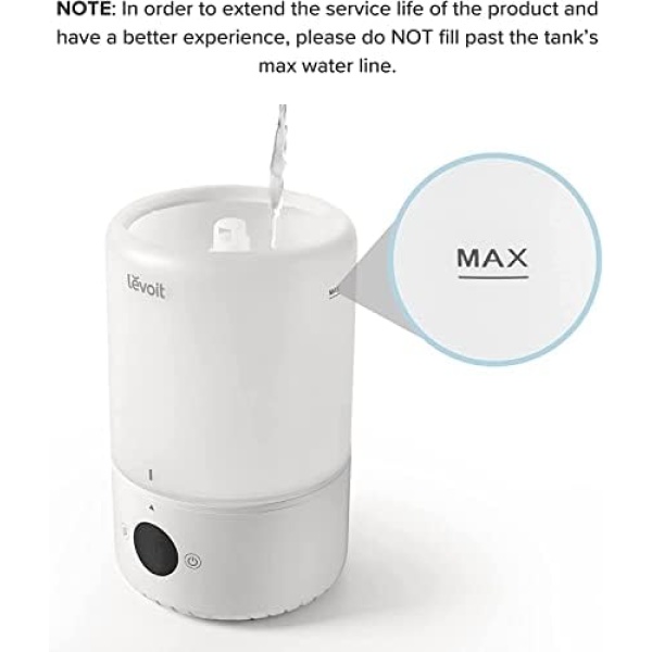 LEVOIT Humidifiers for Bedroom, Smart WiFi Alexa Control, Top Fill Cool Mist - Image 8