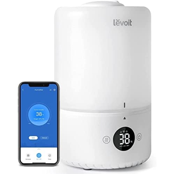 LEVOIT Humidifiers for Bedroom, Smart WiFi Alexa Control, Top Fill Cool Mist