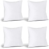 Utopia Bedding Throw Pillow Insert (Set of 4, White), 18 x 18 Inches Pillow - Image 2