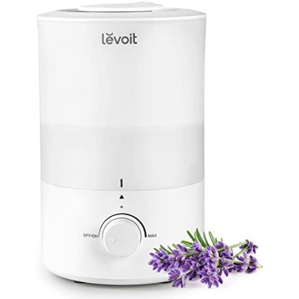 LEVOIT Humidifiers for Bedroom Large Room, 3L Cool Mist Top Fill Oil Diffuser