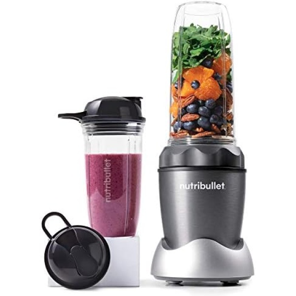 Nutri Bullet NB50100C Pro 1000 Single Serve Blender (1000W) 7-Piece Set, Dark