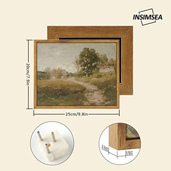 InSimSea Framed Canvas Wall Art for Living Room Bedroom Decor, Vintage Outskirts - Image 3