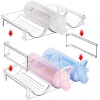 Vtopmart Plastic Water Bottle Organizer, 2 Pack Stackable Bottle Holder Storage - Image 2