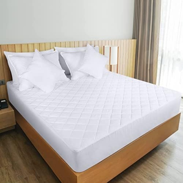 Utopia Bedding Quilted Fitted Mattress Pad - Mattress Cover Stretches up to 16 - Image 6