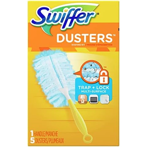 Swiffer 180 Dusters Starter Kit For Multi Surface Cleaning, Unscented - Image 6