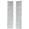 SimpleHouseware 24 Pockets - 2PK 12 Large Pockets Over Door Hanging Shoe