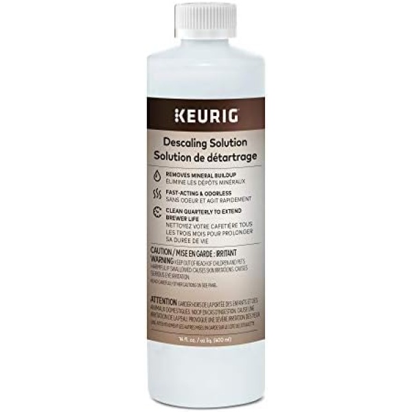 Keurig Brewer Cleaner Includes 14 oz. Descaling Solution, Compatible Classic/1.0