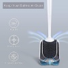 New Lefree Silicone Toilet Brush and Holder, Toilet Cleaner Brush Set, Non-Slip - Image 6