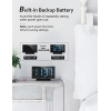 Digital Alarm Clock for Bedroom, Digital Clock with Modern Curved Design, - Image 6