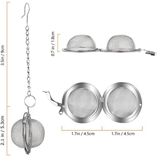 Tea Filter - BabyElf Stainless Steel Tea Infuser - Tea Strainer for Loose Leaf - Image 2
