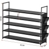 Shoe Rack 5 Tier Shoe Organizer Shoe Storage 20-25 Pairs Shoe Rack for Closet - Image 4