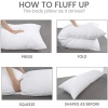 Utopia Bedding Full Body Pillow for Adults, Long Pillow for Sleeping, 20 x 54 - Image 6