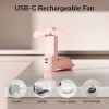 JISULIFE Handheld Mini Fan, Portable 3 IN 1 Hand Fan, Small Pocket Fan - Image 5