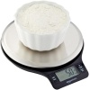 Amazon Basics Stainless Steel Digital Kitchen Scale with LCD Display, Batteries - Image 2