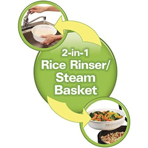 Hamilton Beach Rice & Hot Cereal Cooker, 7-Cups uncooked resulting in 14-Cups - Image 2