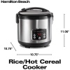Hamilton Beach Rice & Hot Cereal Cooker, 7-Cups uncooked resulting in 14-Cups - Image 7