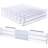 Drawer Dividers Organizers 8 Pack, Vtopmart Adjustable 3.2" High Expandable from