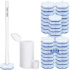 Topo Bear Disposable Brush Holder Set with 40 Refills Disposable Cleaning System