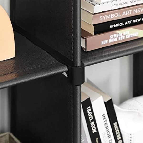 SONGMICS 9-Cube DIY Storage Shelves, Open Bookshelf Closet Organizer Rack - Image 6