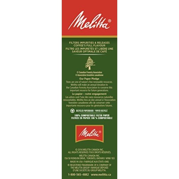 Melitta 625100 Bamboo Coffee Filters, Bamboo No 2, 80-Count Boxes, Green - Image 3