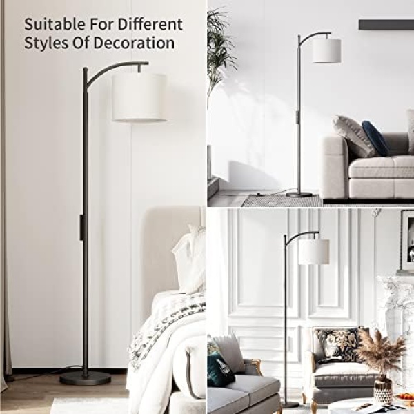 SUNMORY Arc Floor Lamp, Modern Floor Lamp with Romote Control and Stepless - Image 5