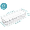 Vtopmart 2 Pack Egg Holder for Fridge, 14 Eggs Stackable Plastic Egg Tray - Image 7