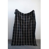 Creative Co-Op Plaid Black & Tan Fringed Woven Cotton Blend Throw - Image 2