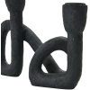 Bloomingville Resin Taper, Black Candle Holder - Image 7