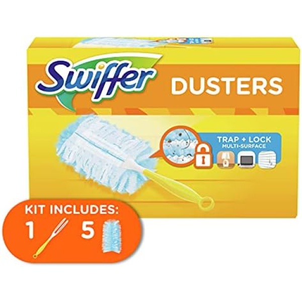 Swiffer 180 Dusters Starter Kit For Multi Surface Cleaning, Unscented - Image 13