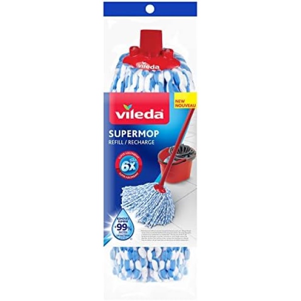 Vileda SuperMop Microfibre and Cotton Refill