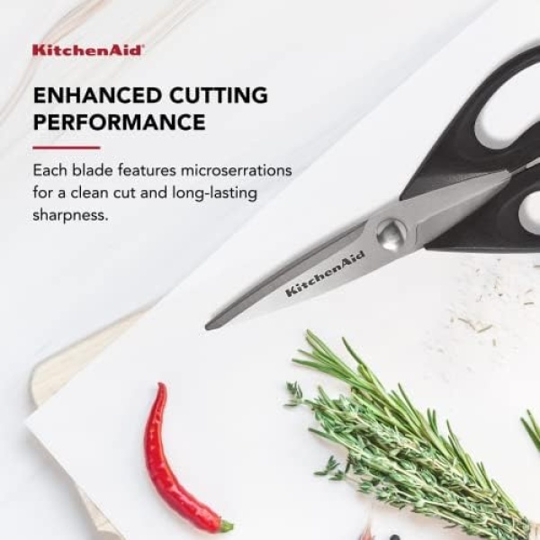 KitchenAid All Purpose Shears with Protective Sheath, One Size, Black - Image 4