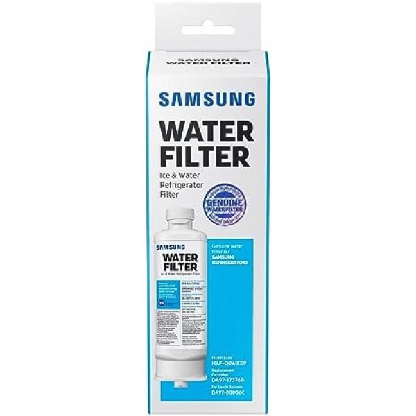 SAMSUNG Genuine Filter for Refrigerator Water and Ice, Carbon Block Filtration