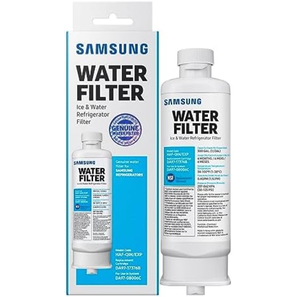 SAMSUNG Genuine Filter for Refrigerator Water and Ice, Carbon Block Filtration - Image 4