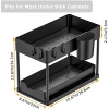 Under Sink Organizer 2 Set - Tomekji Under Sink Storage Plastic Sliding Drawer - Image 4