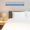 Sherwood Hotel Collection Bed Pillows for Sleeping 2 Pack Queen Size, Soft - Image 6