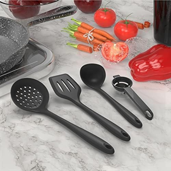 Silicone Cooking Utensils Set - 446°F Heat Resistant Kitchen Utensils,Turner - Image 5