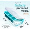 Souper Cubes 1-Cup Extra-Large Silicone Freezing Tray With Lid - Image 5