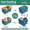 Electric Lunch Box Food Heater,1.8L Food Warmer Lunch Box with Carry Bag - Image 4