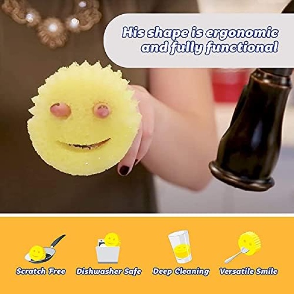 Scrub Daddy - The Original Scrub Daddy - Scratch-Free Multipurpose Dish Sponge - Image 3