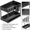Under Sink Organizer 2 Set - Tomekji Under Sink Storage Plastic Sliding Drawer - Image 3
