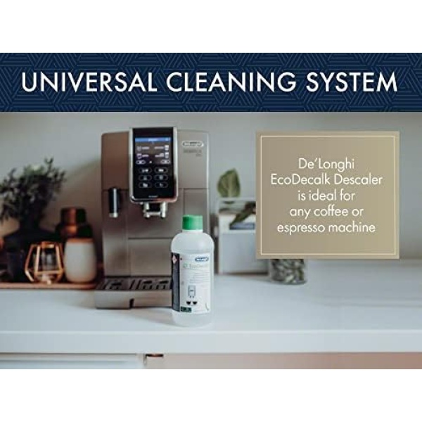 De'Longhi EcoDecalk Descaler, Eco-Friendly Universal Descaling Solution - Image 3