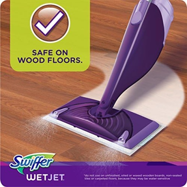 Swiffer Wetjet Mopping Pad, Multi Surface Wet Cleaner Refills For Floor Mop - Image 3