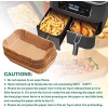 100PCS Air Fryer Liners Disposable for Ninja DZ201/DZ401, Ninja Air Fryer - Image 6