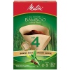 Melitta 625000 Bamboo Super Premium Coffee Filters, Green - 80 Count