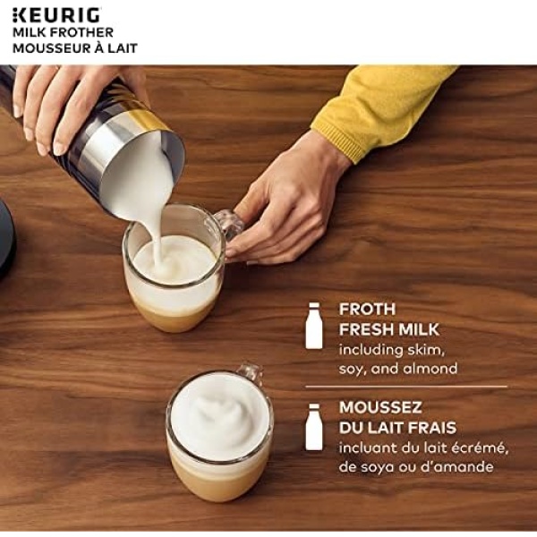 Keurig Milk Frother For Lattes And Cappuccinos, Features Hot And Cold Function - Image 4