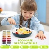 Ice Cube Trays 4 Pack, Airabc Silicone Ice Cube Trays with Removable Lid - Image 3
