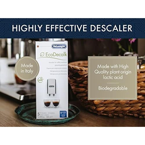 De'Longhi EcoDecalk Descaler, Eco-Friendly Universal Descaling Solution - Image 4