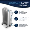De'Longhi Oil-Filled Radiator Space Heater, Full Room Quiet 1500W, Adjustable - Image 2